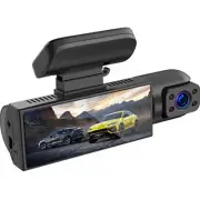3.16in Dash Cam Night Vision Dual Lens G-Sensor Car DVR Camera Driving Recorder