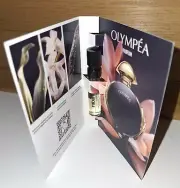 paco rabanne - OLYMPEA – Parfum - Sample 1.5 ml, 0.05 fl.oz. PARIS France NEW