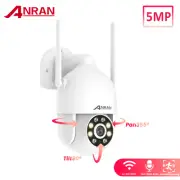 ANRAN WIFI Pan/Tilt Security Camera System Outdoor Home Wireless 2 Way Audio 5MP