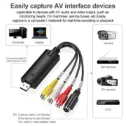 USB2.0 DVD VHS Record Capture Card Analog Video To Digital Audio Video Converter
