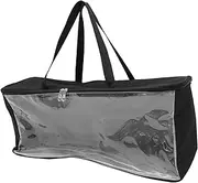 WATIIFUFU Baseball Caps Carrier Bag with Transparent Window Zipper Closure Hat Storage Pouch Durable Travel Hats Organizer Design with Handles for Easy Access and Storage