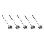 5X Soup Ladle, Wok Spatula,the Longer Handle Shovel Spoon Rustproof, Heat3163