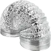 LOORGVEL 1Pc Aluminum Foil Vent Hose Retractable Duct for Kitchen Range Hood Practical Air Hose Reduces Wind Resistance Easy Installation Kitchen Accessory