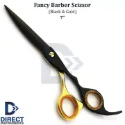 Black & Gold Professional Fancy Barber Scissor Hair Cutting Hairdressing Shears