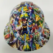 Customized Pyramex Full Brim CARTOON STICKER BOMB hydro dipped Hard Hat