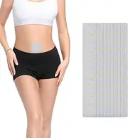 100 PCS Disposable Castor Oil Pack Wrap Belly Button,Self-Adhesive Highly Absorbent Castor Oil Wrap Patch Pads,Belly Button Cover,Castor Oil in Belly Button for Liver Detox(Oil Not Included) (White)