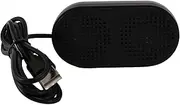 USB Speaker Portable Loudspeaker Powered Stereo Multimedia Speaker for Notebook Laptop PC(Black)
