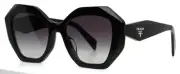 PRADA SPR16W-F 1AB-5D1 Black Womens Butterfly Gradient Sunglasses 53-18-145 B:48