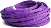32ft - 1/4 PET Expandable Braided Sleeving, Wire Loom Tubing Cable Sleeve for...