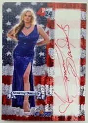 2024 FYRE 4 MORE IN '24 STORMY DANIELS RED AUTOGRAPH CARD /50