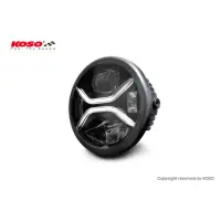在飛比找momo購物網優惠-【KOSO】X LED 頭燈 大燈 前燈 車燈(圓形 / 附