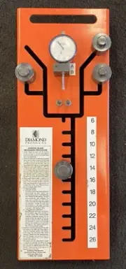 Diamond Products Blade Measuring Gauge TeClock PRECISION Dial Indicator 4400209
