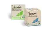 Veeda Natural Cotton Tampons, Lite, Regular, Compact Applicator, 1 Box Each
