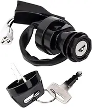 Ignition Barrel Key Switch for Kawasaki for Brute for Force 650 KVF650 750 KVF750 KFX700 KSV700 Motorcycle Electric Door Lock 4 Wires Plug Ignition Key Switch Motor Ignition Key Switches