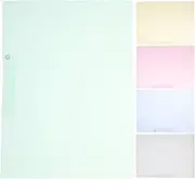Tofficu A4 Business File Covers Sliding Bar Plastic Folders for Report Folder Binder Clip Easy to Classify