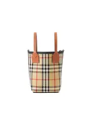 Burberry Small London Tote Bag in Archive Beige