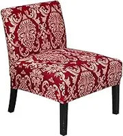 Armless Accent Chair Cover,Stretch Armless Chair Slipcovers for Accent Chair,Printed Single Sofa Chair Covers Furniture Protector Covers Removable Washable for Home Hotel (Color : #18)