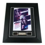 FAST AND THE FURIOUS Film Cell + Signed PREPRINT Framed PAUL WALKER MEMORABILIA