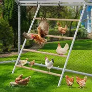 Chicken Coop Roosting Perch Backyard Poultry Bars Ladder Entertaining Toys for Hen Coop