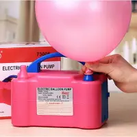 在飛比找樂天市場購物網優惠-便攜式雙噴嘴 電動氣球打氣機 婚禮佈置 汽球佈置 電動充氣 