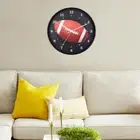 Plastic Rugby Wall Clock Round Wall Mounted Clock Silent Movement Clock Office
