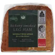 Woolworths Hickory Smoked Leg Ham 400g - 1.2kg