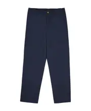 Polo Ralph Lauren Elastic Waist Straight-Leg Trousers XL,M Blue
