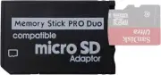 Psp Memory Stick Adapter, Micro Sd To Memory Stick Pro Duo Magicgate Ca