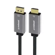mbeat MB-XCB-DPHDM18 Tough Link 1.8m 4K/60Hz Display Port to HDMI Cable Connects DisplayPort