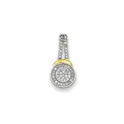 Sterling Silver u0026 14K Two Tone Pendant