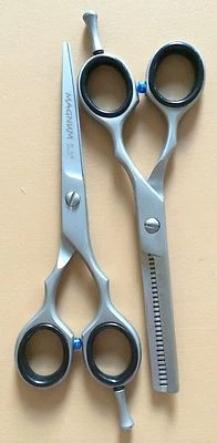 5" to 6.5" Pro Hair CUTTING, THINNING or SET Barber Scissors Shears MAGNUM