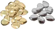 ARTSEWPLY 30pcs Rotating Fish Lure High Reflective Spinnerbaits Versatile Fishing Tool for Freshwater for Bass Lightweight Compact Design