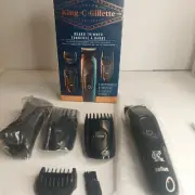 King C. Gillette Cordless Beard Trimmer for Men, Kit includes 1 Trimmer, 3...