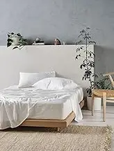 Linen House Tencel Bed Sheet Set, White, Super King Bed