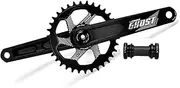 Bike Crankset, GXP Bicycle Crankset 170mm/175mm Crank Arm Set Mountain Bike 30T/32T/34T/36T Single Chainring Hollow Integrated MTB Cranksets with Bottom Bracket