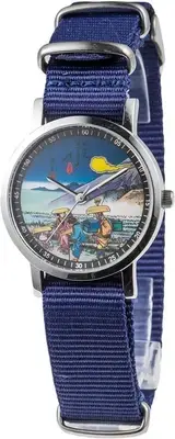 Yokaido Fifty Three Ji Kitaro Clock Ladies Watch Dial Hostel Hara