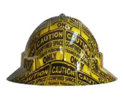 Cool Hard Hats Unisex CONFINED SPACE Pro Choice Wide Brim Safety Hard Hat