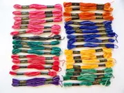 34 NEW Skeins Floss JP Coats Colored Thread