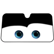 Car Shield Cover Eye Pattern Visor UV Block Front Windshield Window Sun Shade (for: Honda)