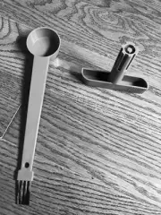 Rotating Handle Key for Brew Group and Coffee Spoon with brush FOR WOLFGANG PUCK