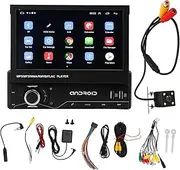 XTevu Car Radio Screen, Foldable Navigation Player Reversing Camera System Single Din 7 Inch Touch Panel (2+32GB)