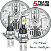Pair7 inch LED Round Headlights Pair DRL Hi/Lo Beam for Suzuki Samurai SJ410