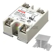 SSR-40AA-H Solid State 40A Relay Module 80-280V AC / 90-480V AC + Heat Sink DIY