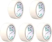 5pcs/Set Frog Tape Masking Tape for Painting 5 Rolls DIY Painting Decorating Industrial Paper Masking Tape Applicator, A, 35MM*20M