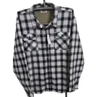 NEW Wrangler Men’s Flannel Jacket Shirt 2XL Plaid Sherpa Fleece Lined Button Up