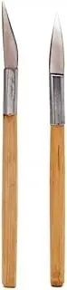 2PCS Agate Polishing Burnisher Agate Knife Gold-Silver Jewellery Clay Craft Jewellers Tool