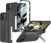 TECSHINE Cellphone Case for Google Pixel 9 Pro Fold 5G, Magnetic Hinge All-inclusive Shell, Kickstand, Folding Mobile Phone Cover for Google Pixel9 Pro Fold/Pixel Fold2