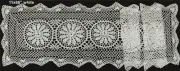 White Cotton Crochet Lace Table Runner 11x68" On Sale #1402-11x68w