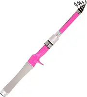 Portable Fishing Rod,Portable Fishing Rod EVA Handle Lure Pole | Extendable Lightweight Fish Accessories for Travel & Men