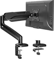 Single Monitor Desk Mount Adjustable Gas Spring Arm for 32 Inch 4.4-17.6lbs VESA